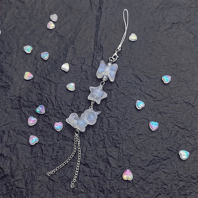 Cute Unicorn Phone Charm