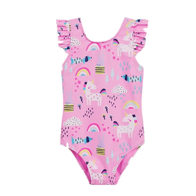 Toddler 6M-5T Kids Unicorn Swimsuit