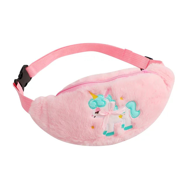Fluffy Unicorn Children's Fanny Pack