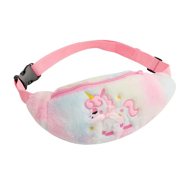 Fluffy Unicorn Children's Fanny Pack