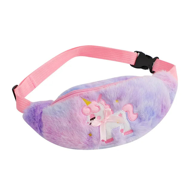 Fluffy Unicorn Children's Fanny Pack