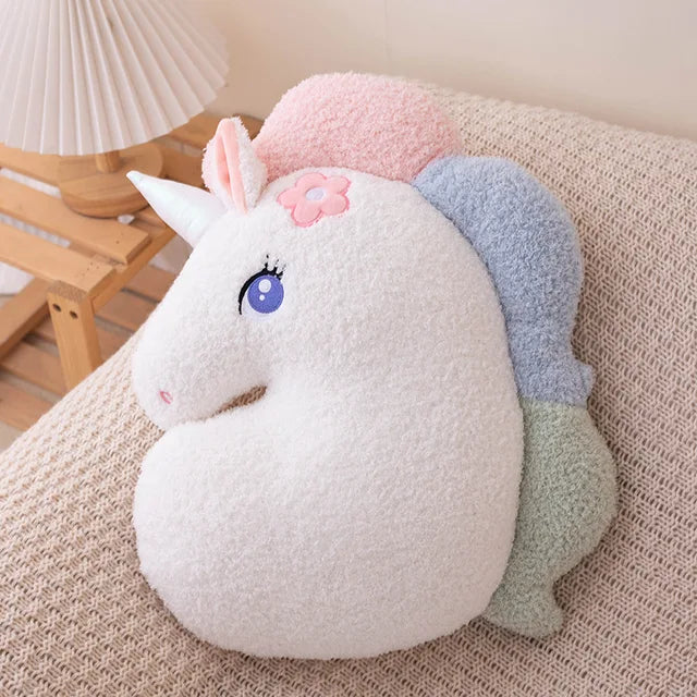 Cute Plush Unicorn Throw Pillows