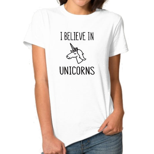 Women's I Believe In Unicorns T-Shirt
