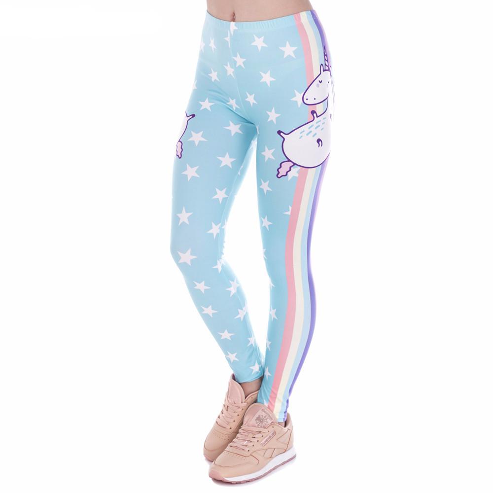 Blue Sleeping Unicorn Leggings