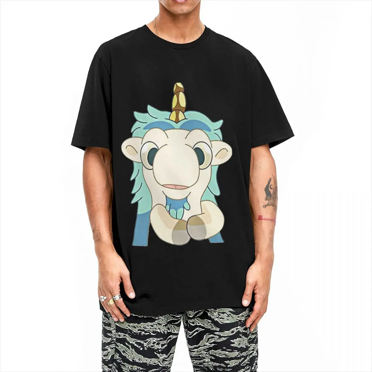 Adult Unicorse T Shirt Bluey