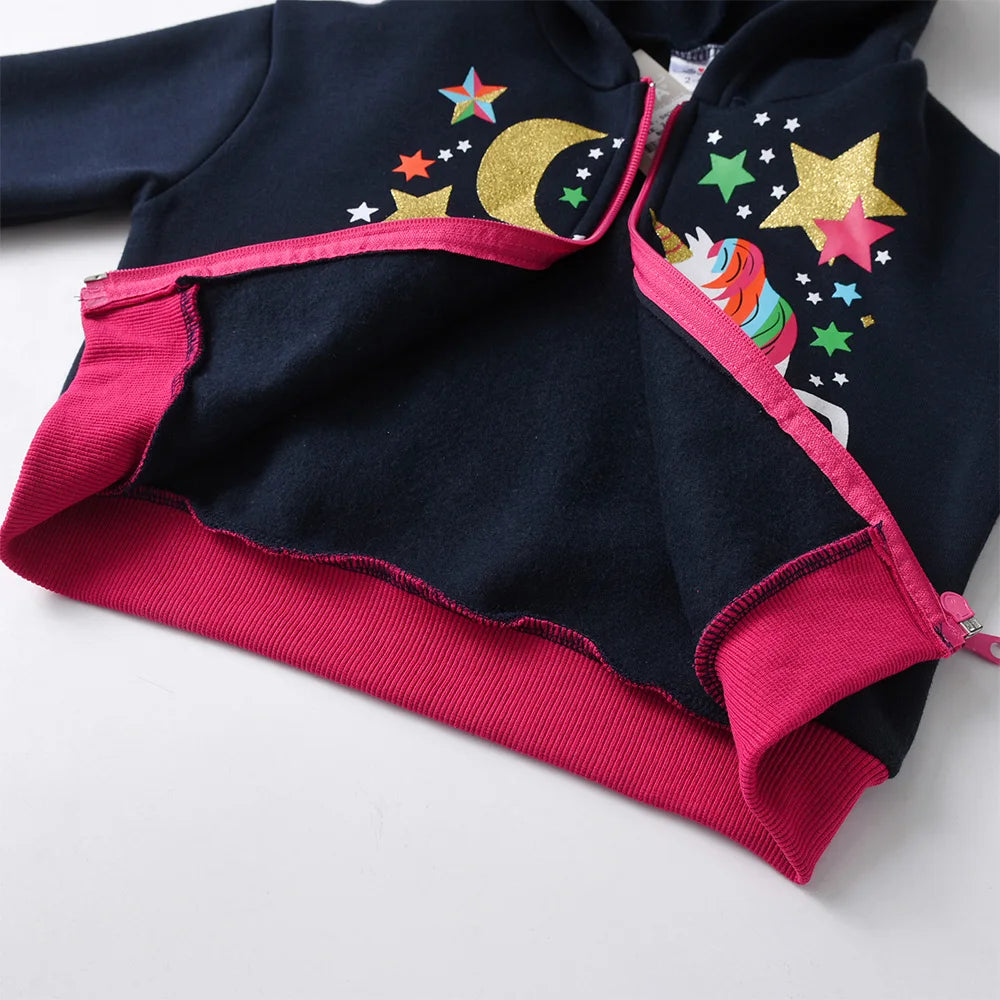 Girls Unicorn Hooded Clothing Set