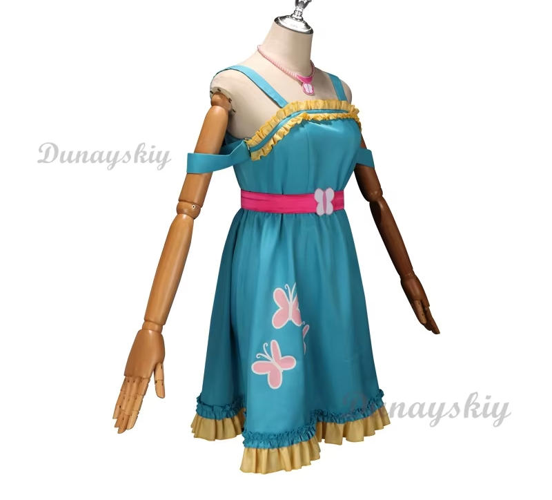 Fluttershy Cosplay Costume Dress