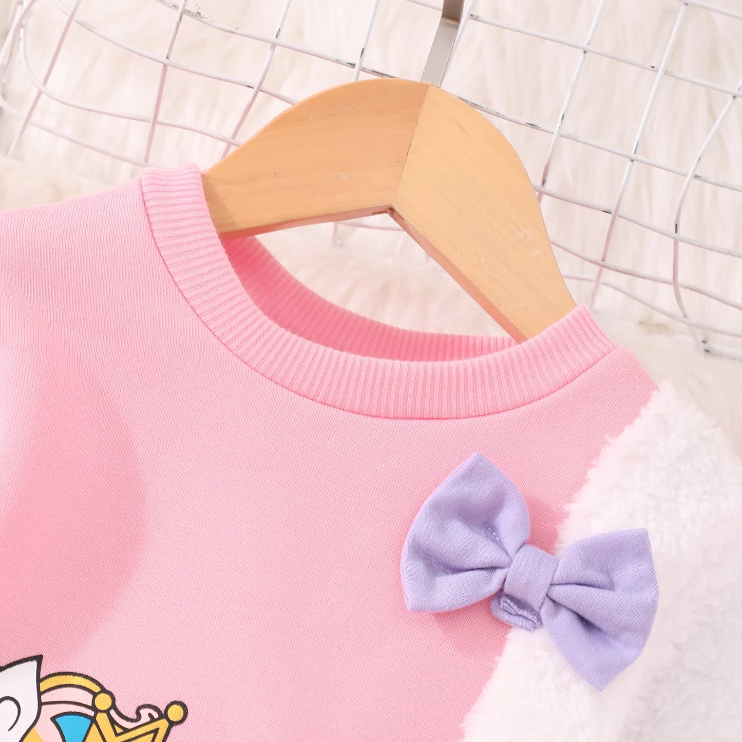 Girls Pink Unicorn Clothing Set