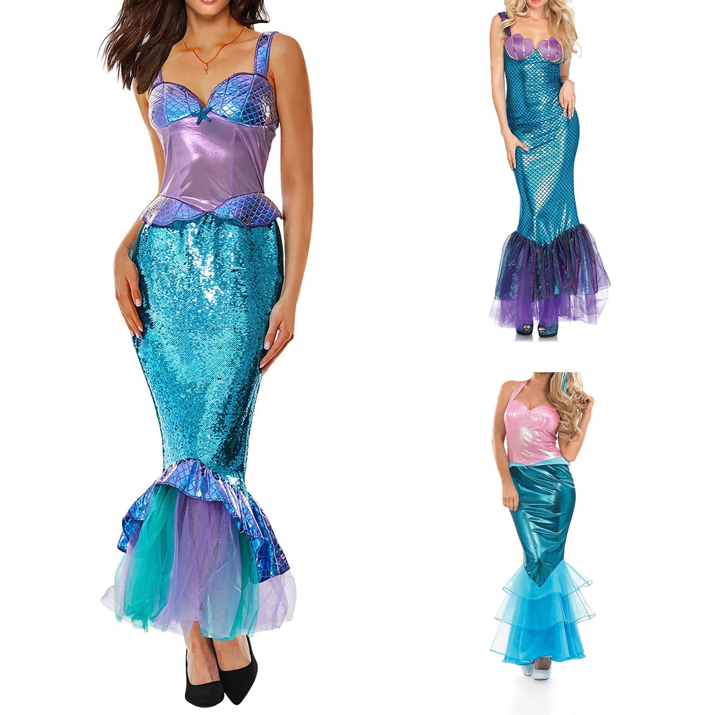 Women Mermaid Cosplay Costume