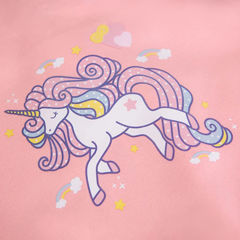 Girls Unicorn Varsity Jersey Jacket