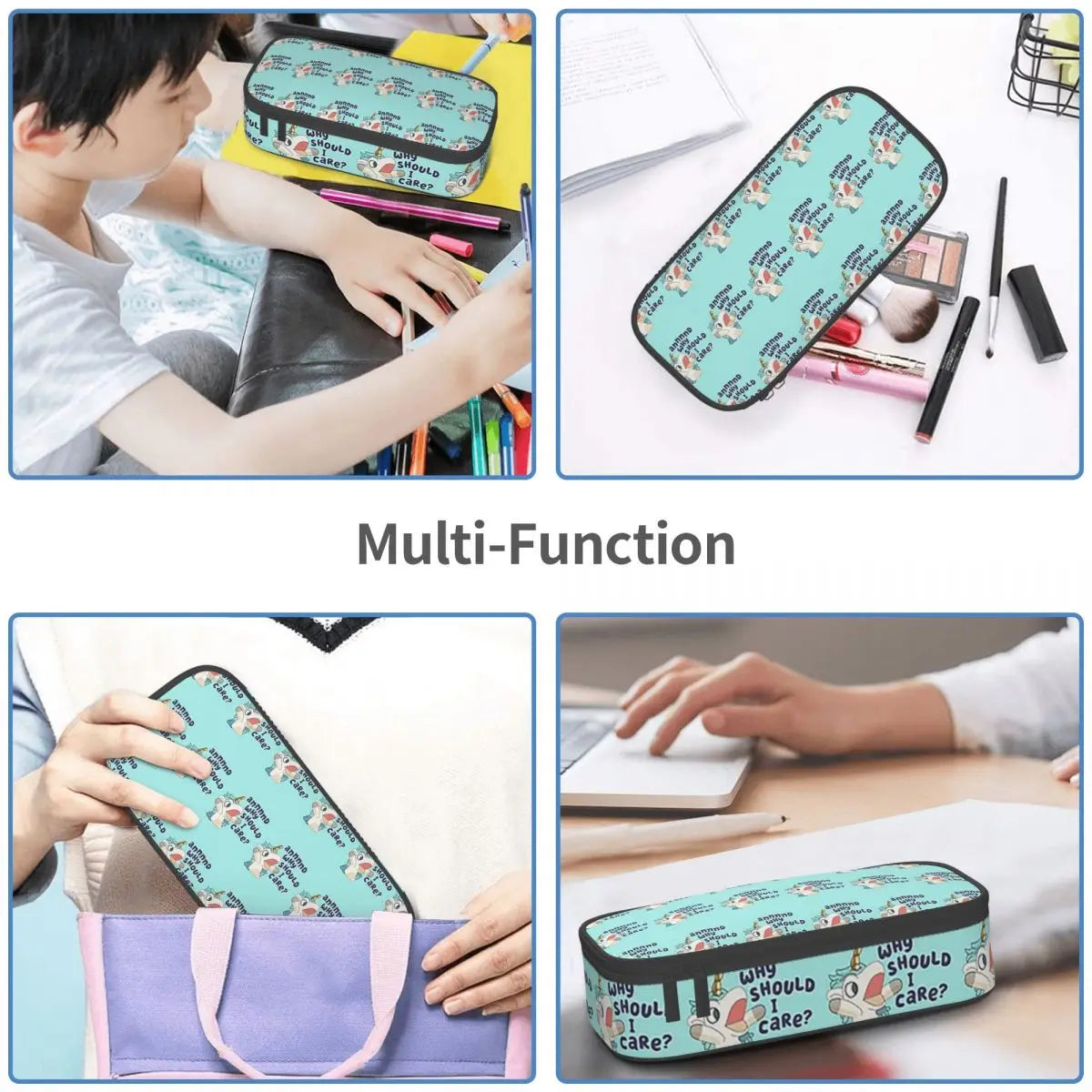 Unicorse Bluey Funny Pencil Case