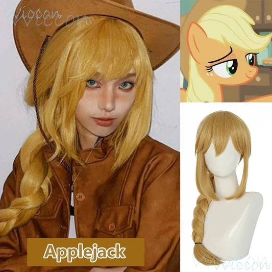 Anime Applejack Cosplay Wig