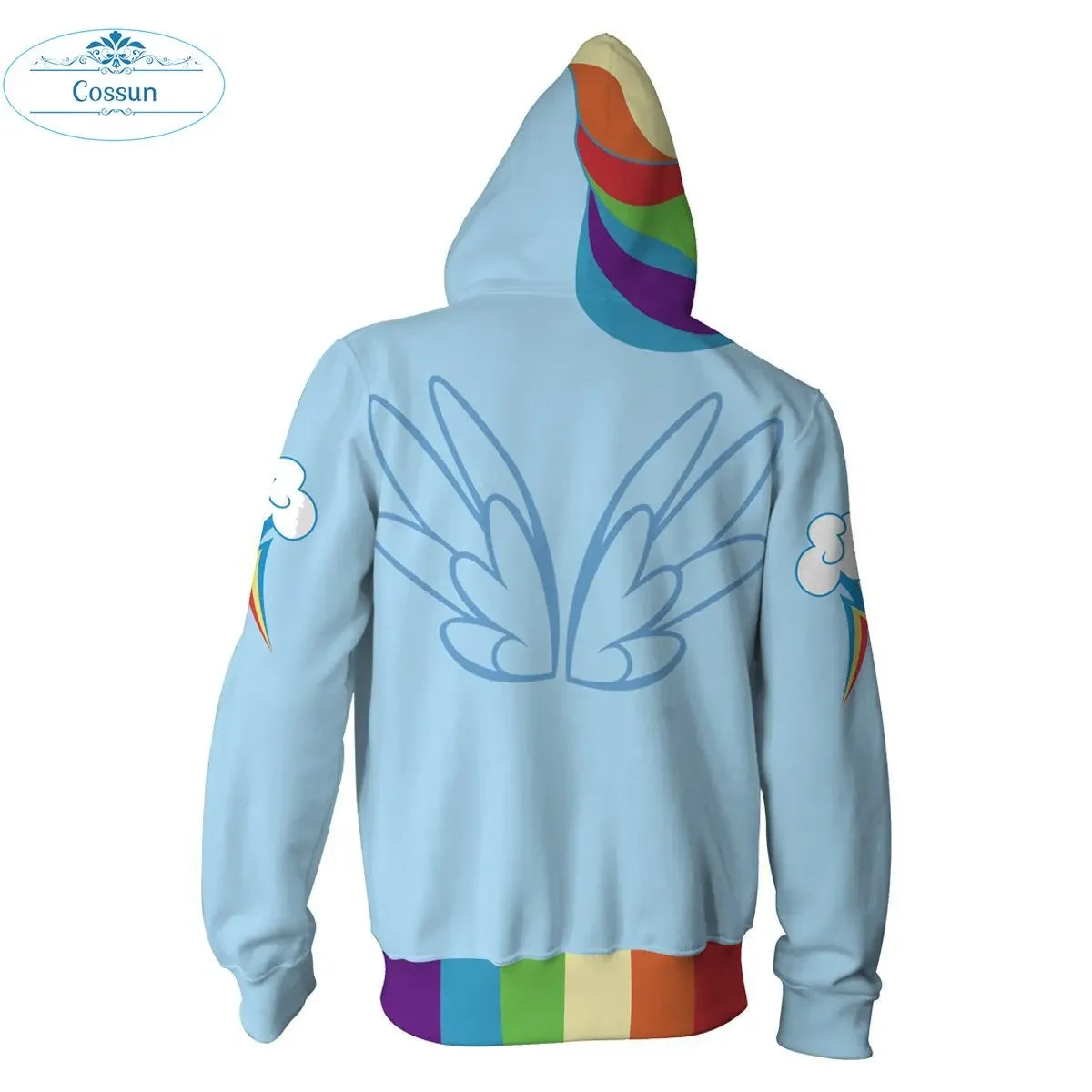 Rainbow Dash Cosplay Costume Hoodie