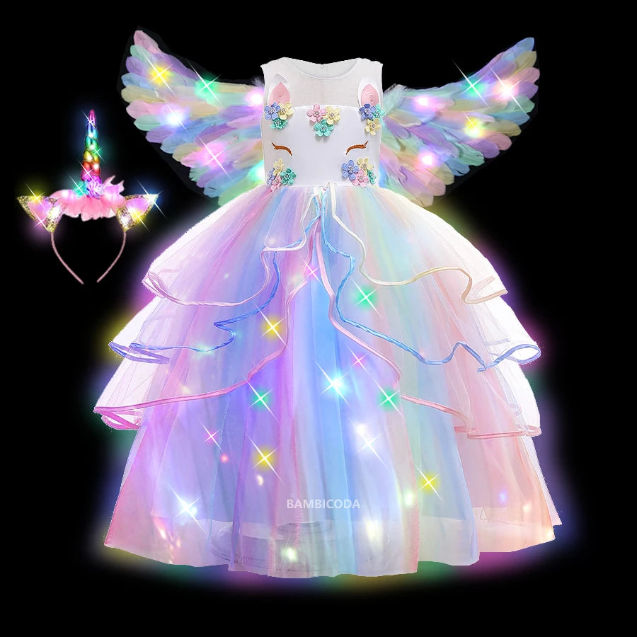 Glowing Unicorn Tutu Costume