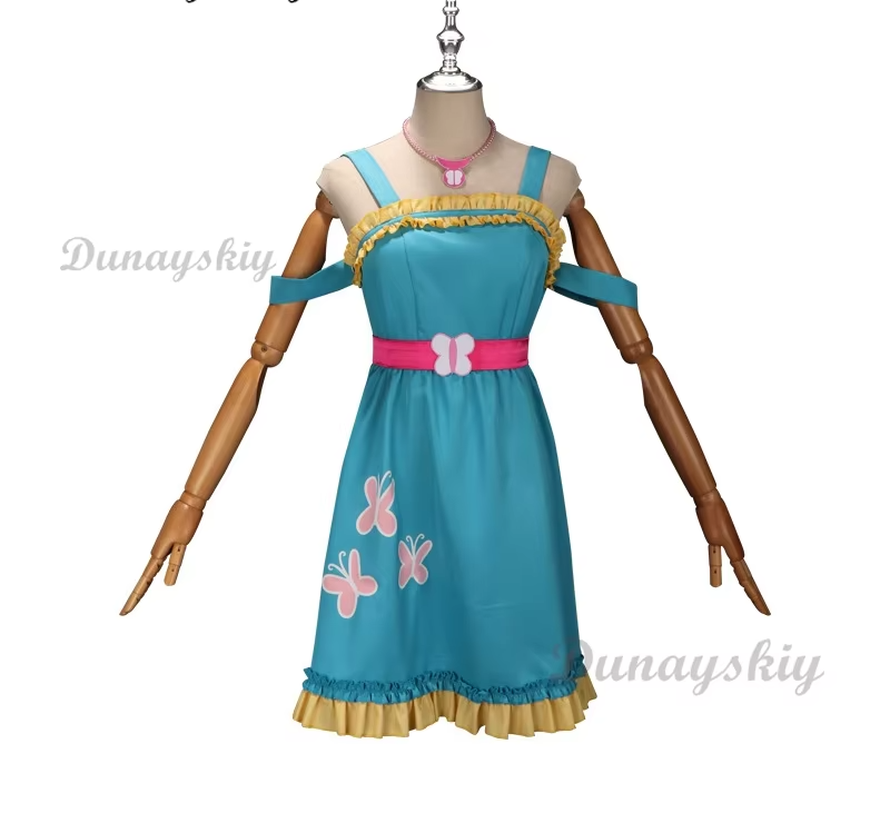 Fluttershy Cosplay Costume Dress