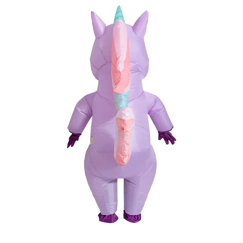 Purple Unicorn Inflatable Costume