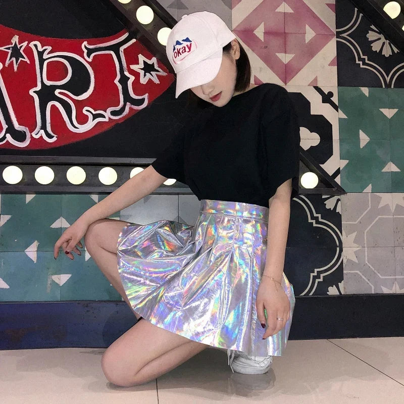 Women Shiny Unicorn Skirt