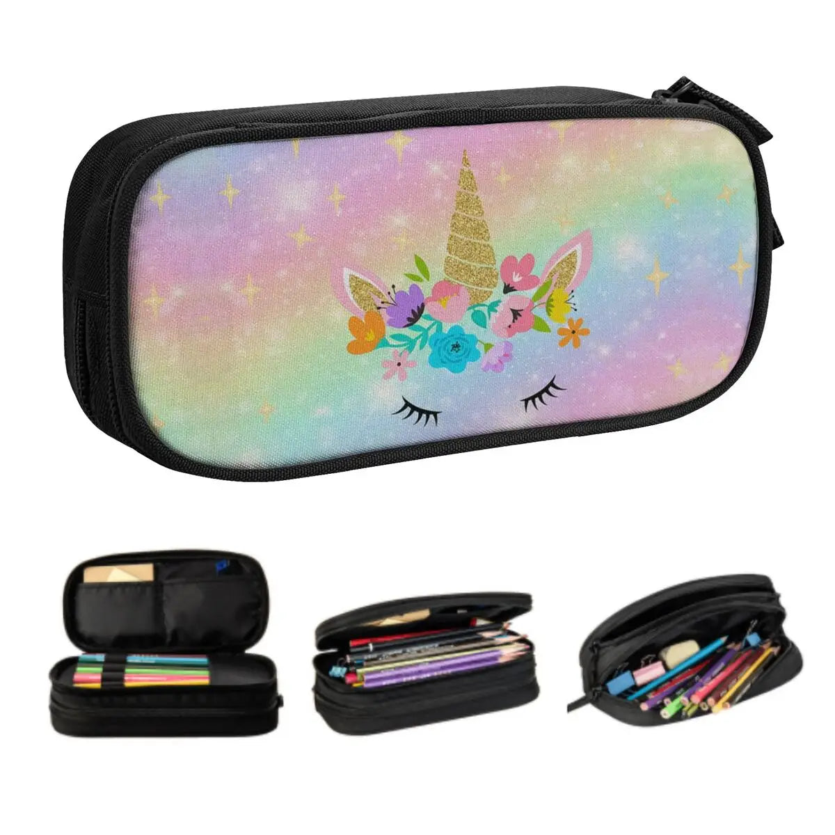 Rainbow Unicorn Pencil Case