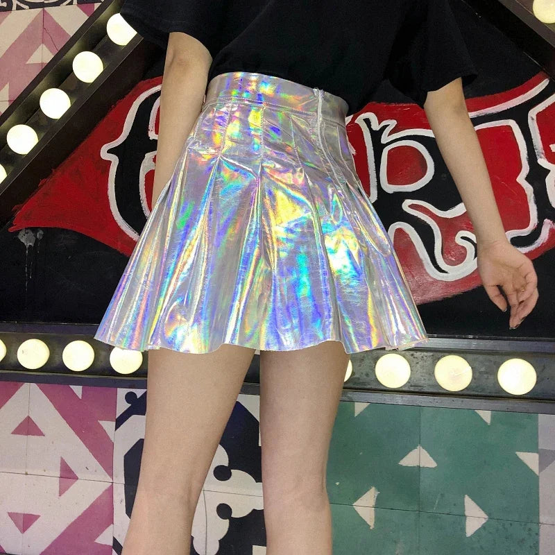 Women Shiny Unicorn Skirt