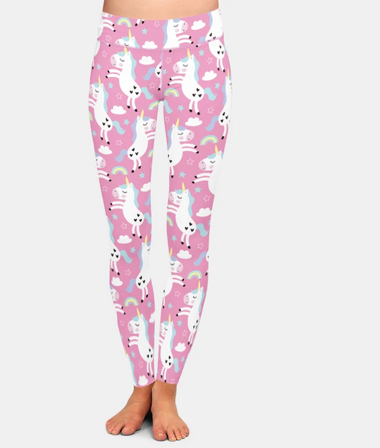 Pink Unicorn Leggings