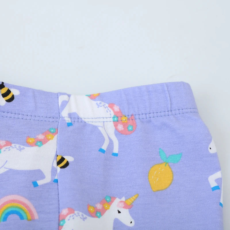 Girls Unicorn Print Leggings