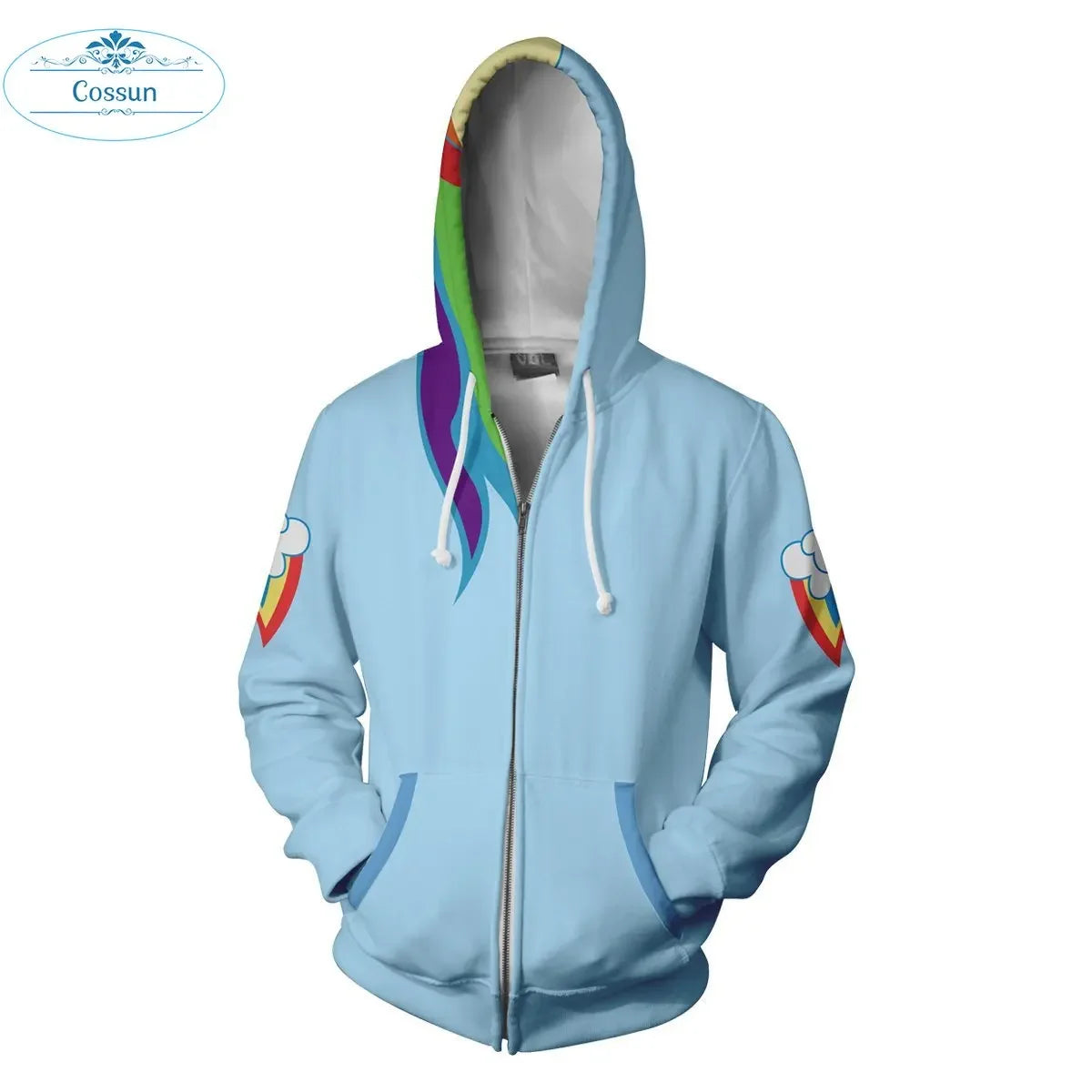 Rainbow Dash Cosplay Costume Hoodie