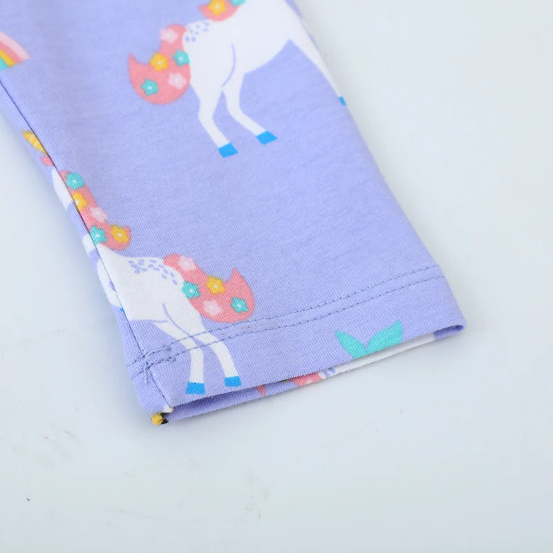 Girls Unicorn Print Leggings