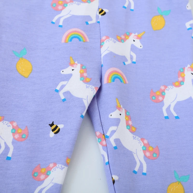 Girls Unicorn Print Leggings