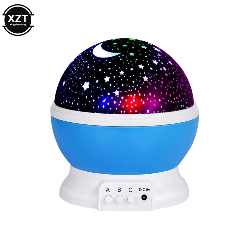 Rotating Night Light Projector Lamp