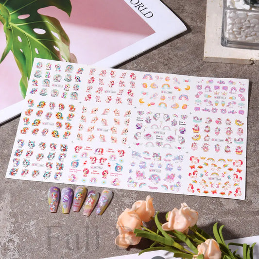 Magical Unicorn Nail Stickers