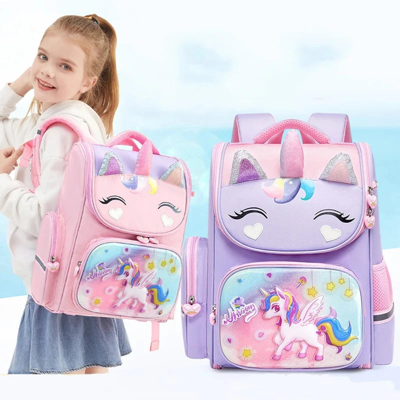 Pastel Unicorn School Bag