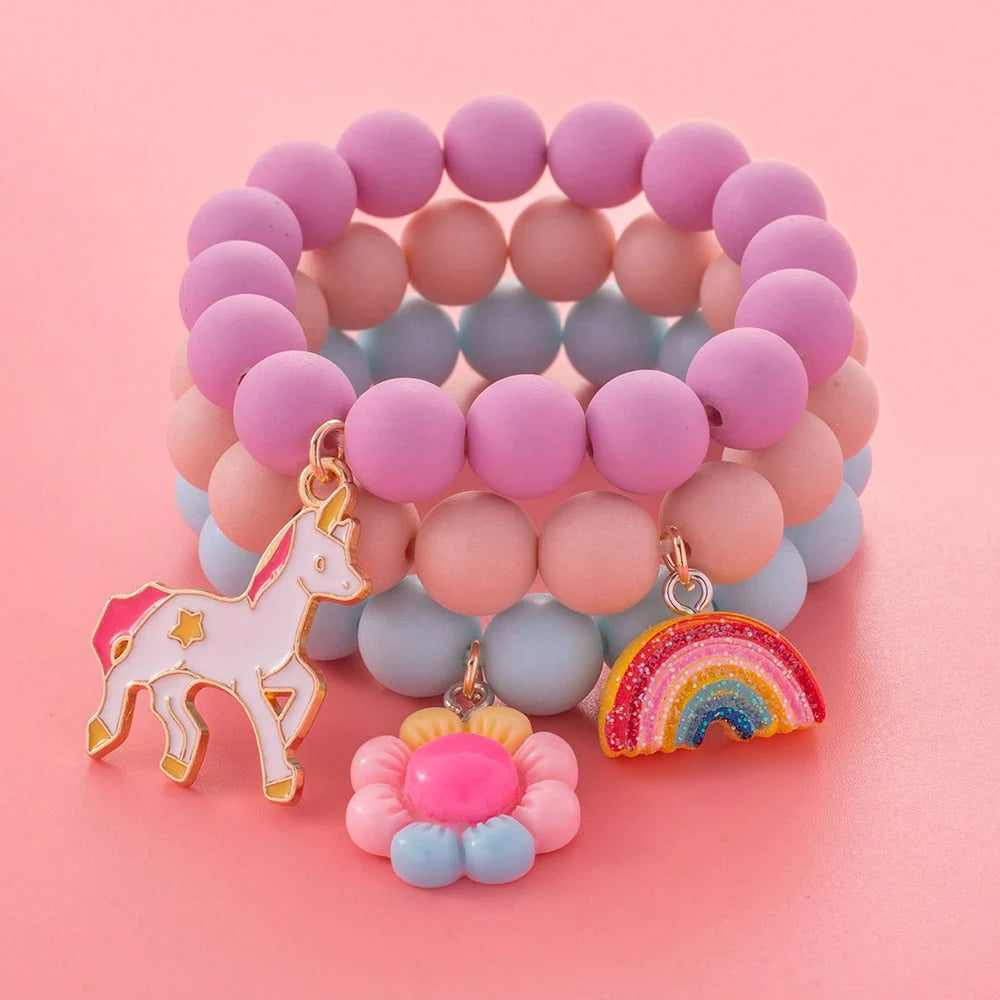 Beaded Unicorn Bracelet Set