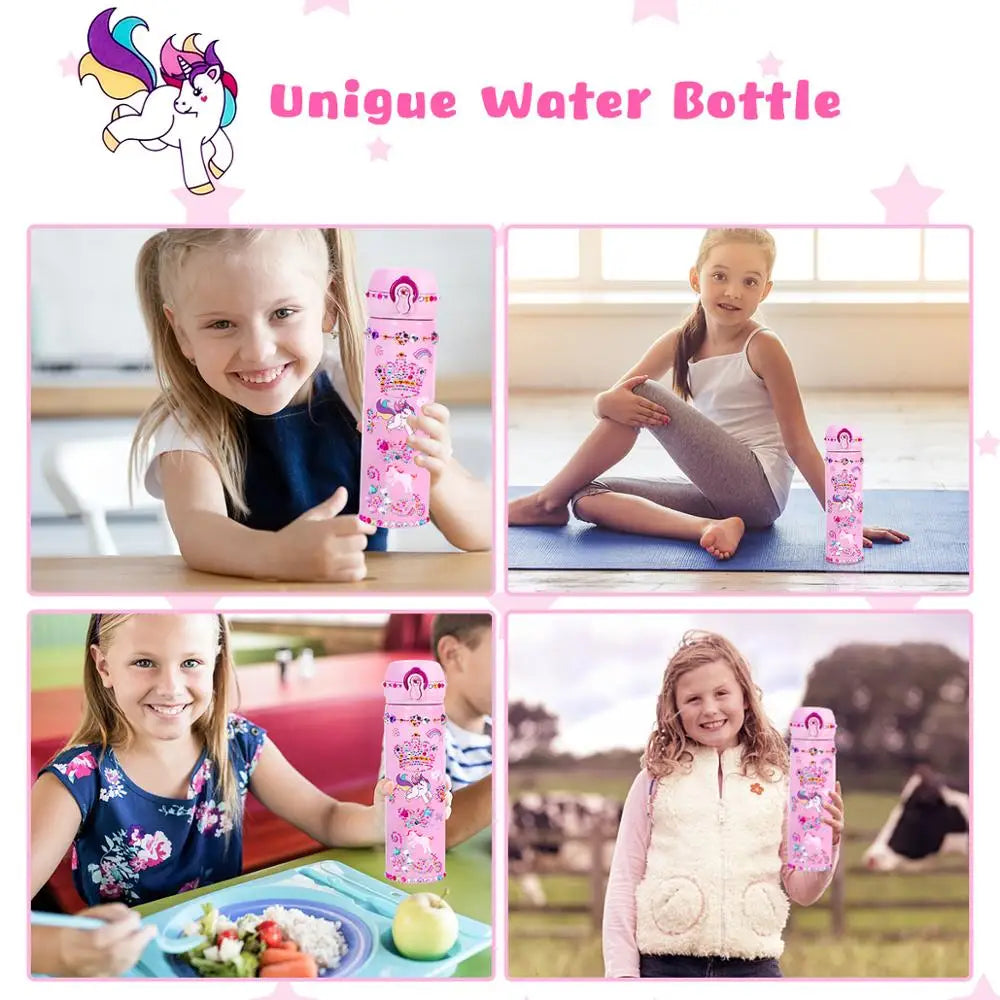 Unicorn Kids Water Bottle DIY Craft Kit