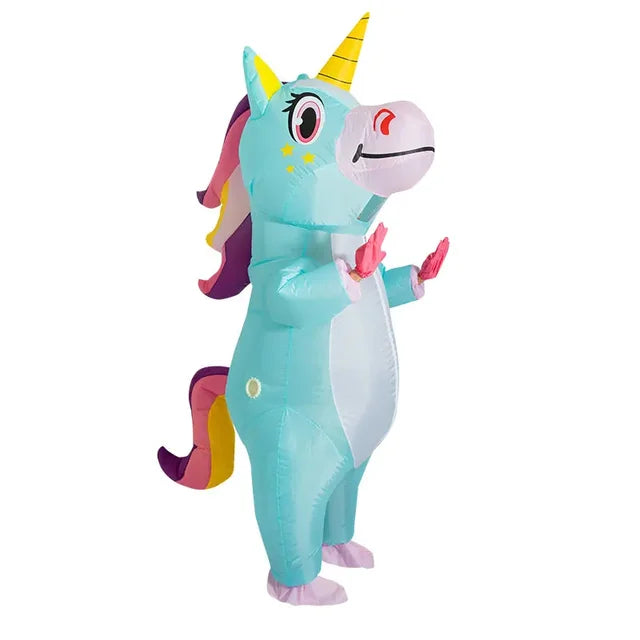 Purple Unicorn Inflatable Costume