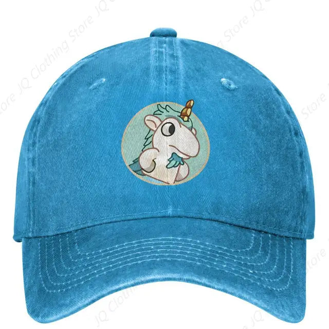 Sassy Unicorse Bluey Adjustable Baseball Cap