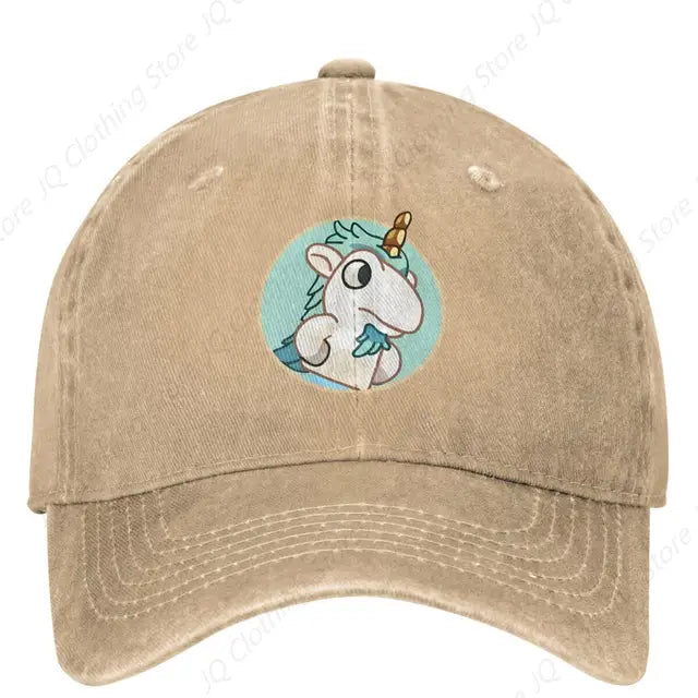 Sassy Unicorse Bluey Adjustable Baseball Cap