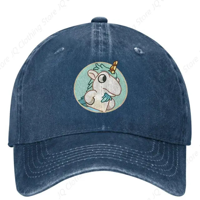 Sassy Unicorse Bluey Adjustable Baseball Cap