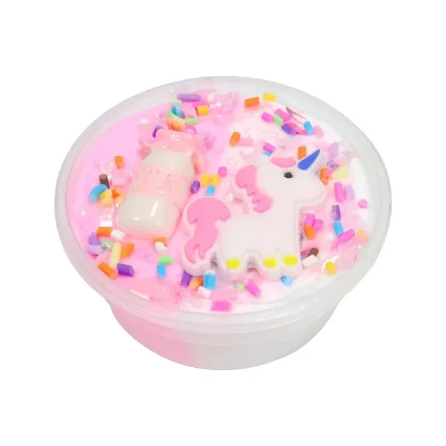 60ml Rainbow Unicorn Puff Slime