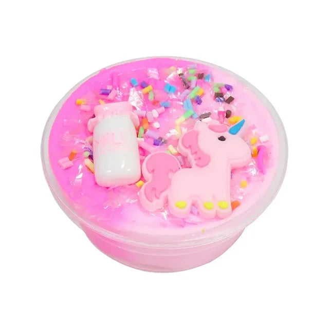 60ml Rainbow Unicorn Puff Slime