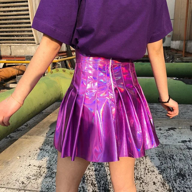 Women Shiny Unicorn Skirt