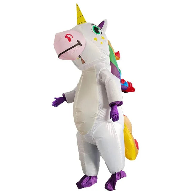 Purple Unicorn Inflatable Costume