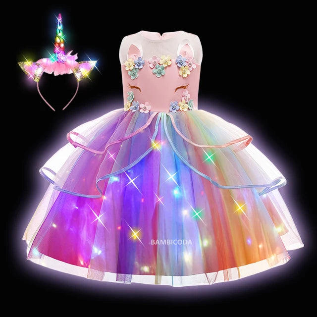 Glowing Unicorn Tutu Costume