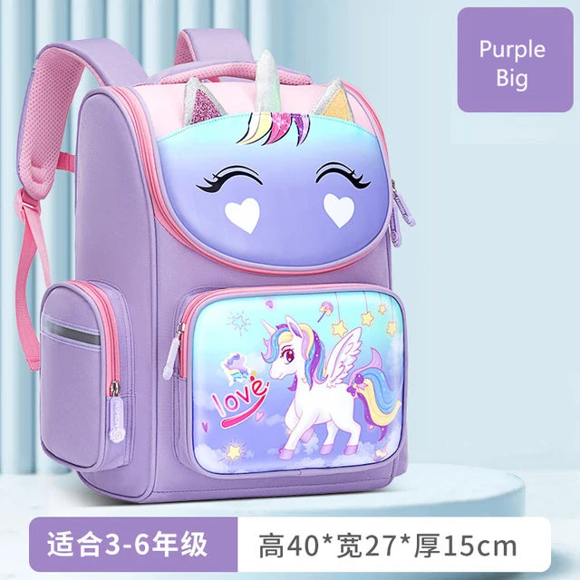 Pastel Unicorn School Bag