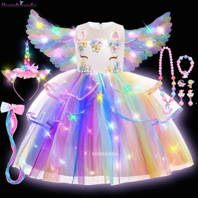 Glowing Unicorn Tutu Costume