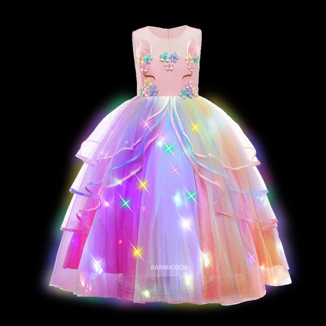 Glowing Unicorn Tutu Costume