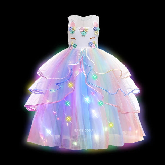 Glowing Unicorn Tutu Costume