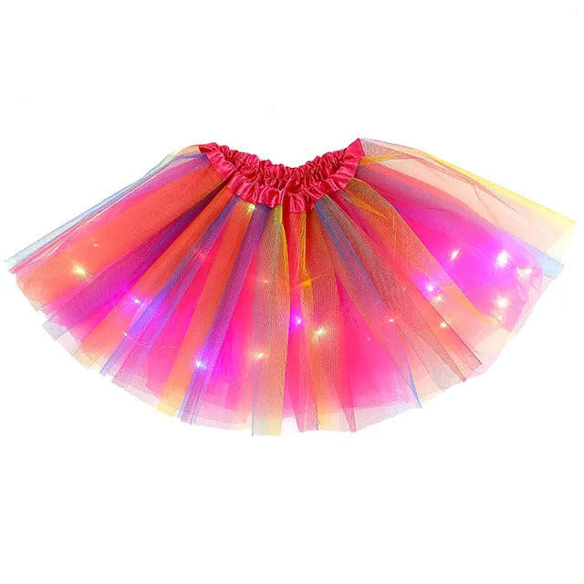 Girls Unicorn Light Up Skirt