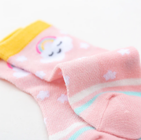 Warm Unicorn Socks For Girls (5 Pairs)