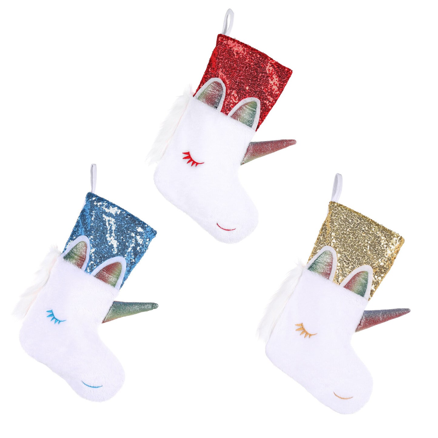 Unicorn Socks Hanging Ornaments (2pcs)