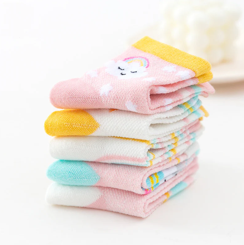 Warm Unicorn Socks For Girls (5 Pairs)